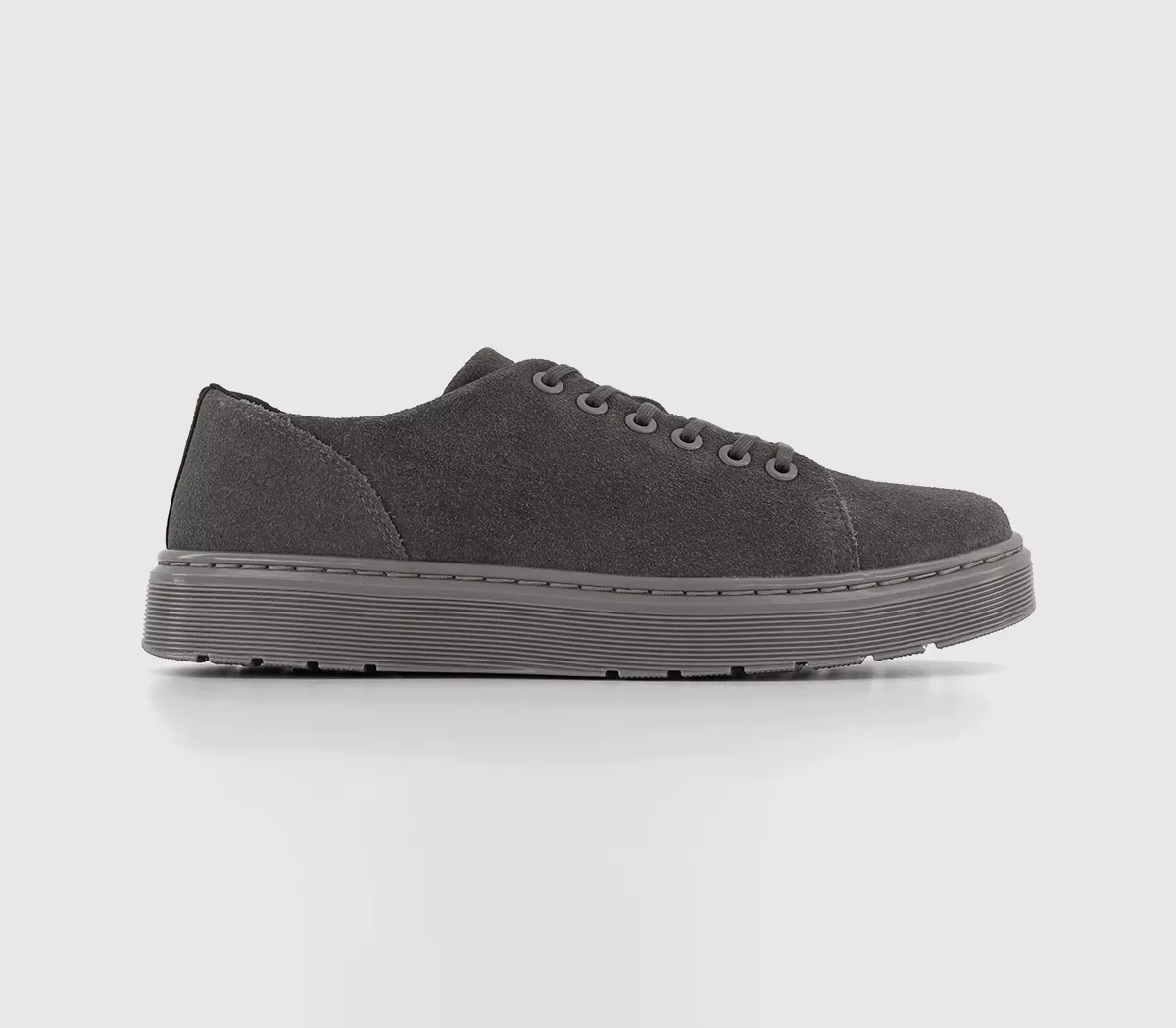 Dr. Martens Dante 6 Eye Trainers Gunmetal Eh Suede