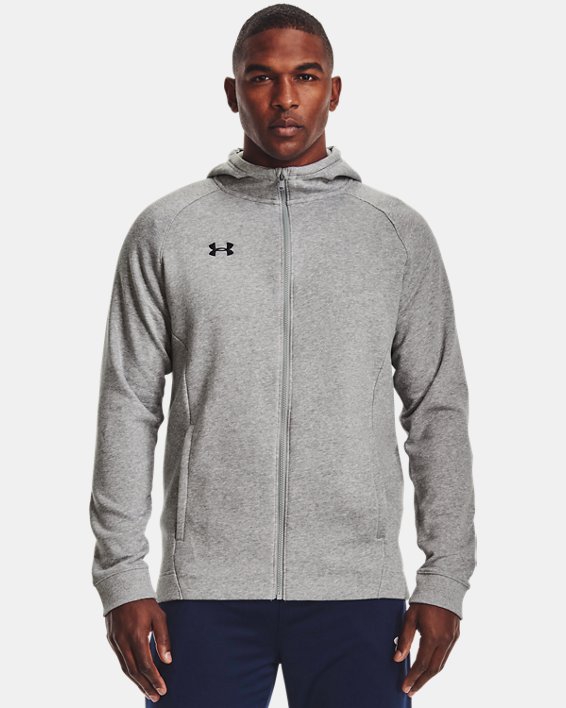 Men's UA Hustle Fleece Full Zip Hoodie