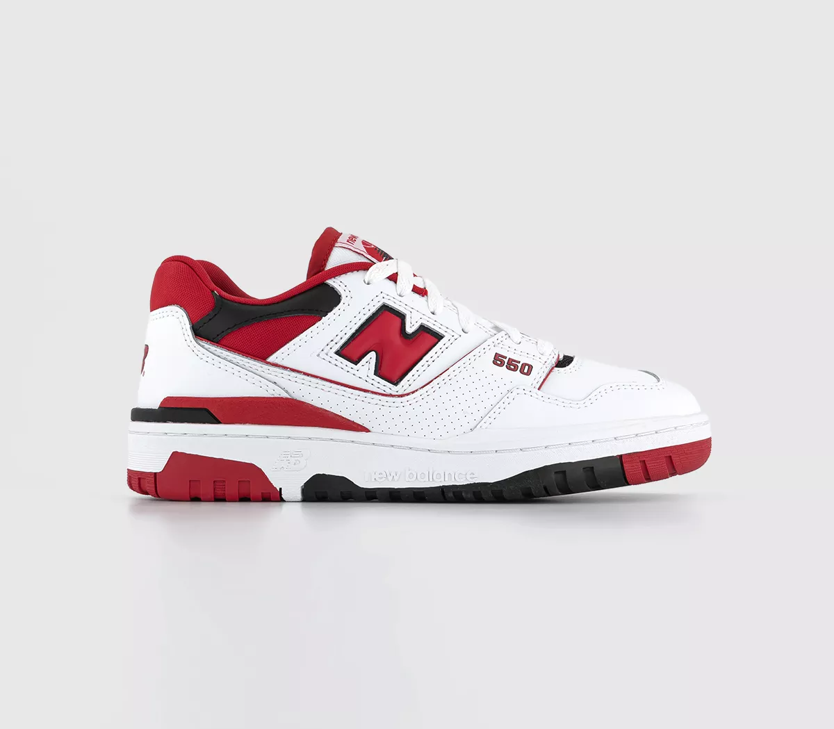 New Balance BB550 Trainers Red White