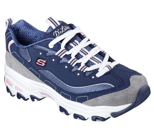 Skechers Women D'Lites - New Journey Navy/Gray