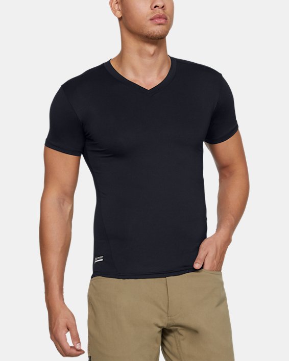 Men's Tactical HeatGear Compression V-Neck T-Shirt