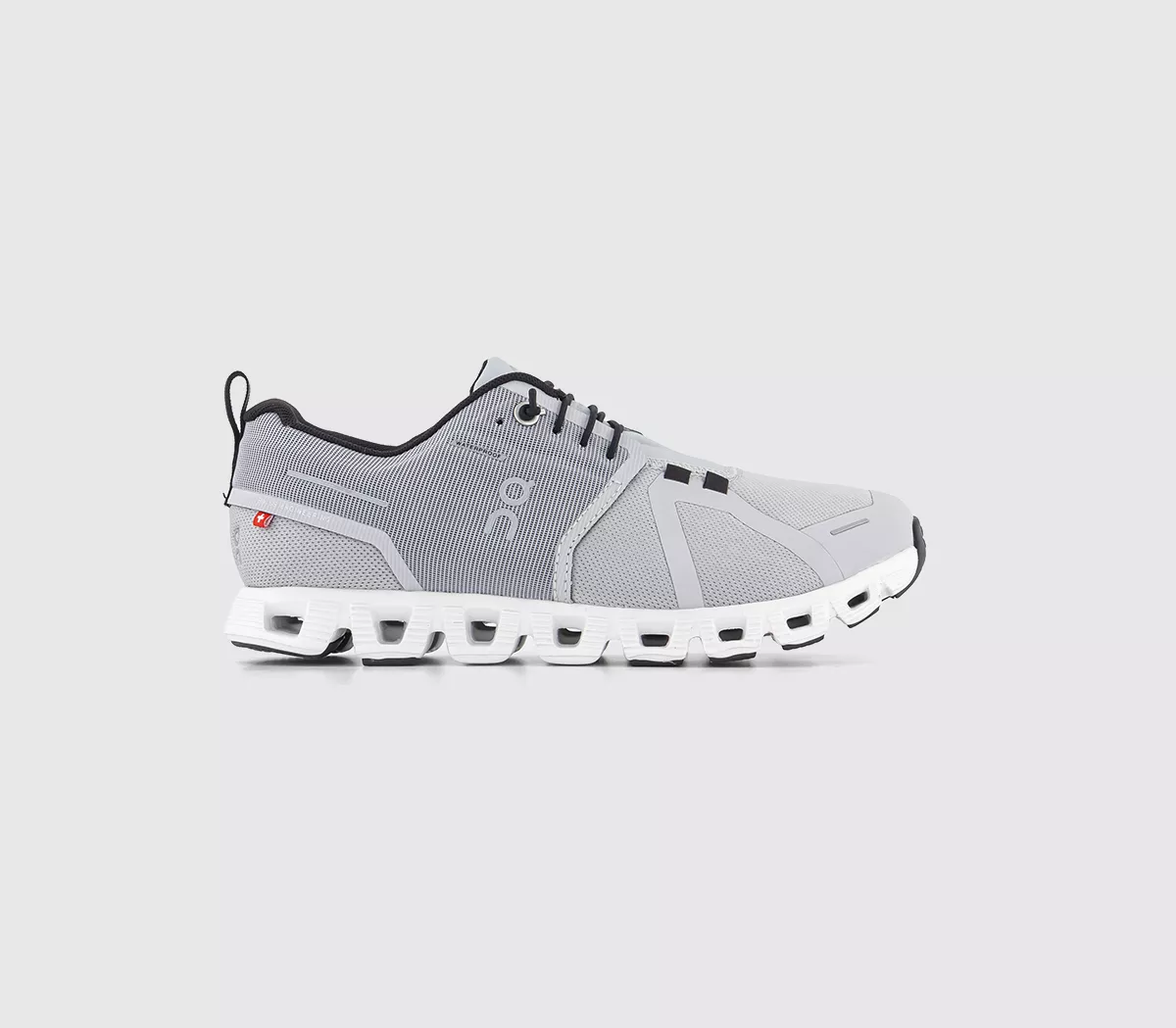 On Running Cloud 5 Waterproof Trainers Glacier White F