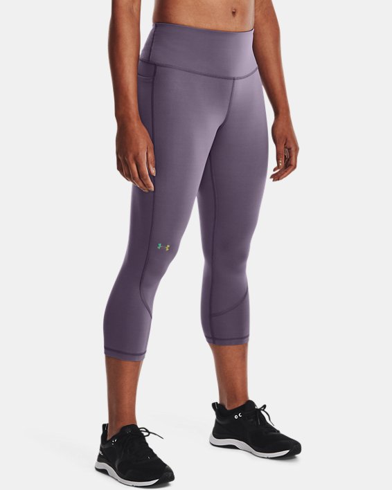 Women's UA RUSH No-Slip Waistband Capris
