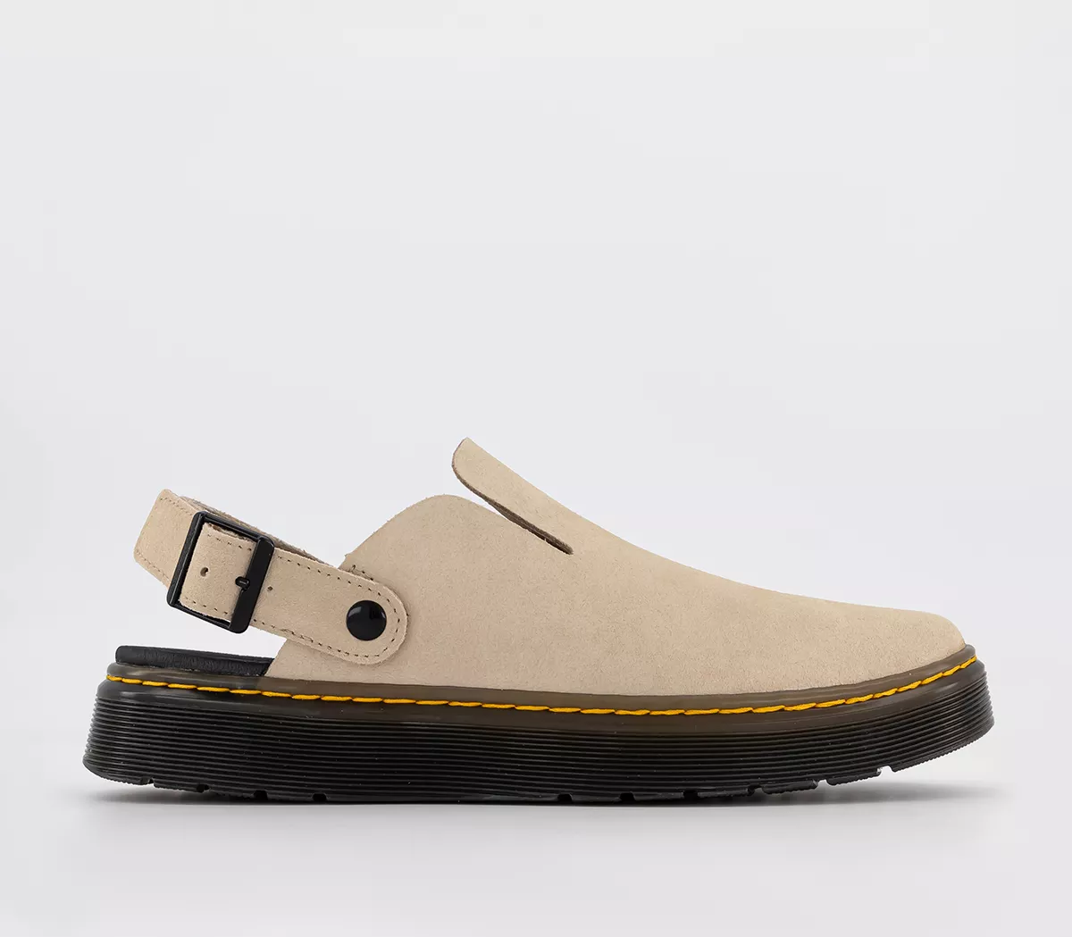 Dr. Martens Carlson Mules  Warm Sand Eh Suede Mb