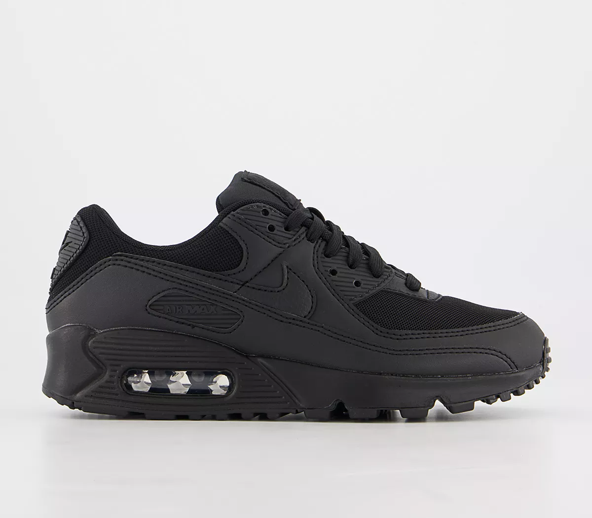 Nike Air Max 90 Trainers Black Black Black White