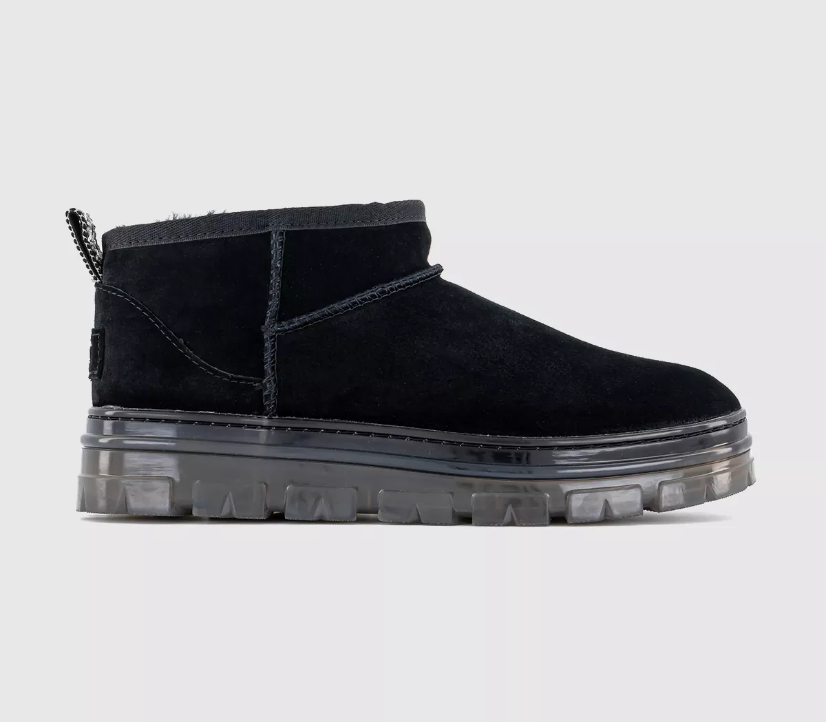 UGG Ultra Mini Clear Boots Black