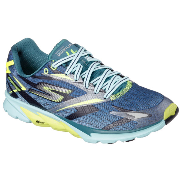 Skechers Men Extra Wide Fit (4E) Shoes - Navy/Lime