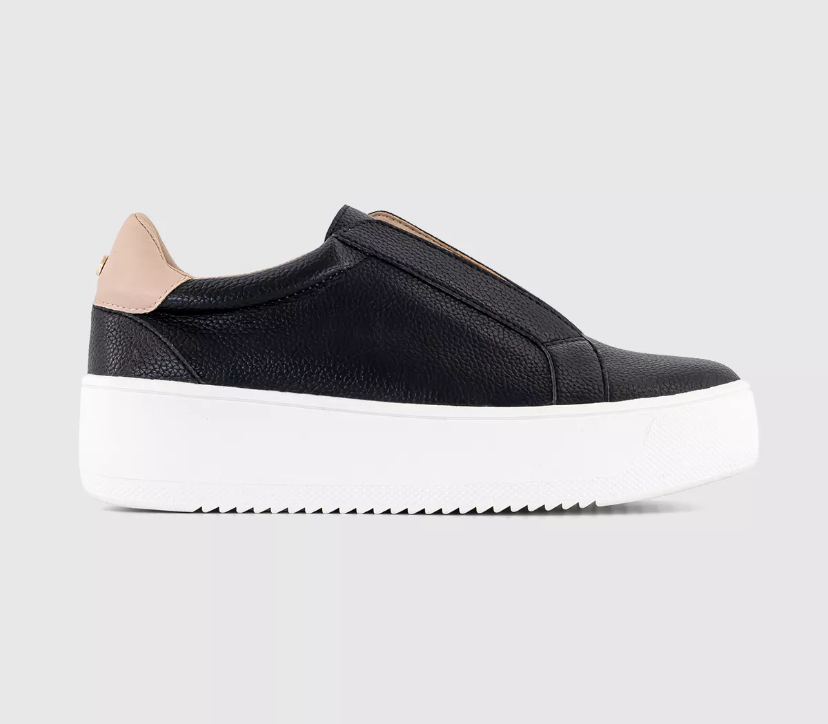 OFFICE For Keeps Slip On Trainers Black Mix