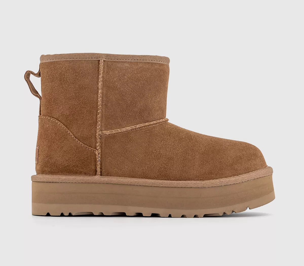 UGG Classic Mini Platform Kids Chestnut