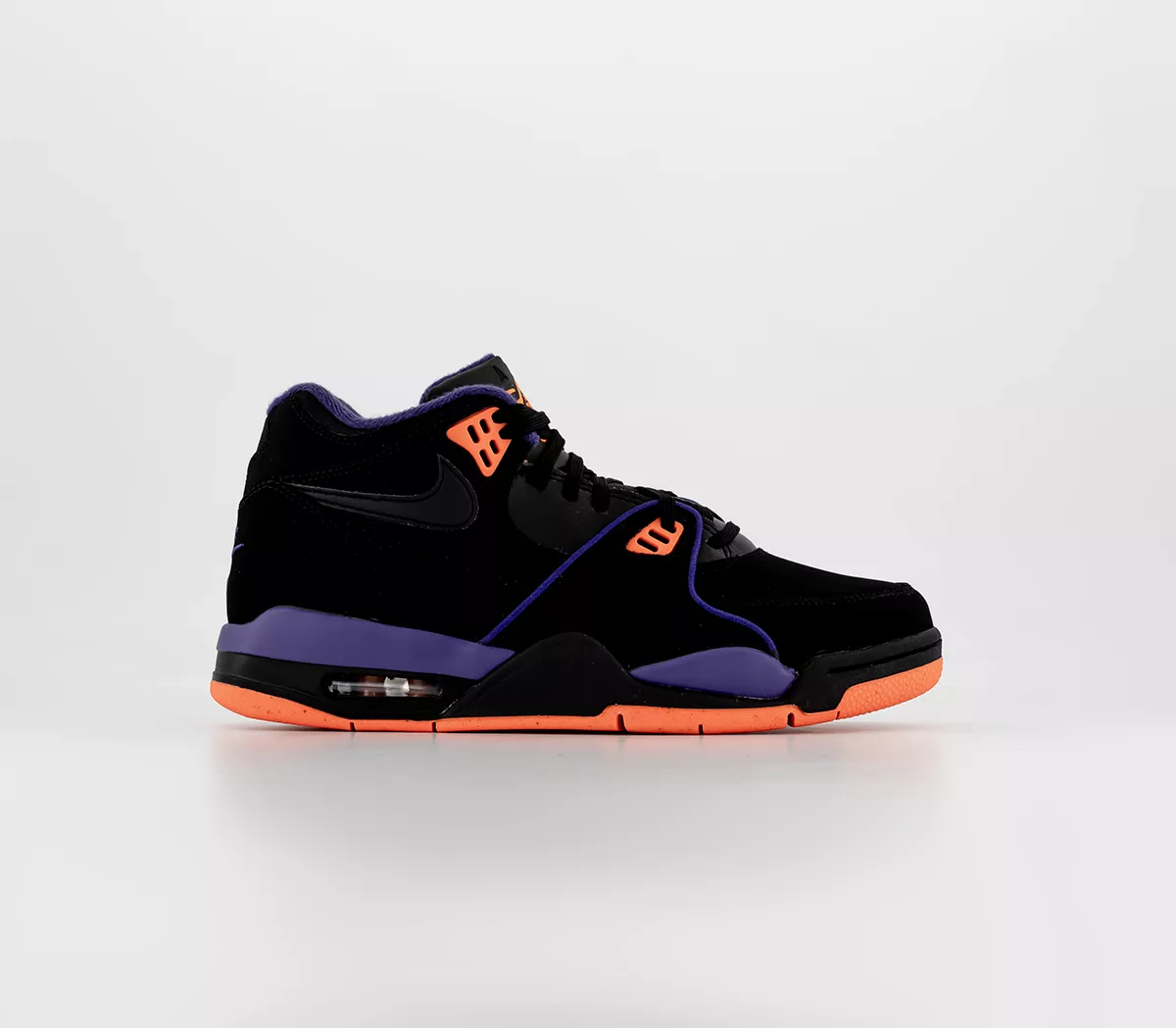 Nike Air Flight 89 Trainers Black Court Purple Hyper Crimson
