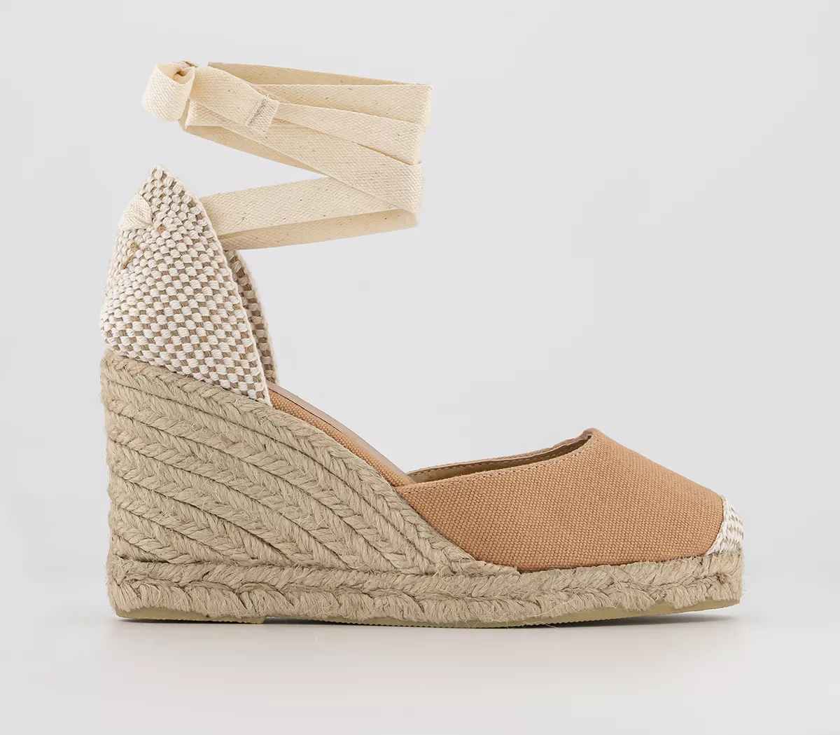 OFFICE Marmalade Part Espadrilles Blush Canvas