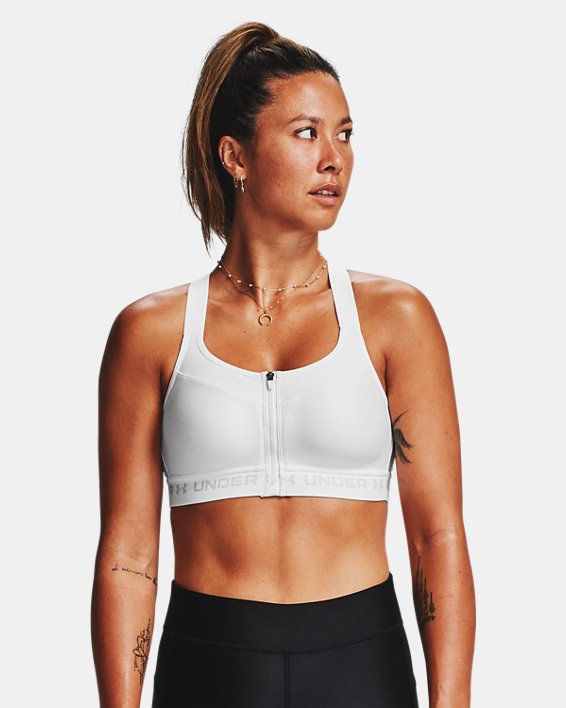 Women's Armour High Crossback Zip Sports Bra