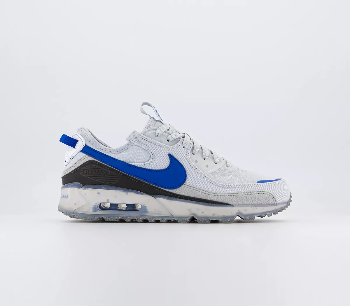 Nike Air Max Terrascape 90 Trainers Pure Platinum Hyper Royal White