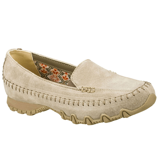 Skechers Women Relaxed Fit: Bikers - Pedestrian Taupe