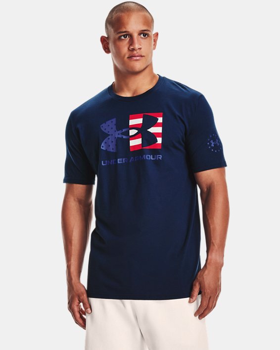 Men's UA Freedom Big Flag Logo Lockup T-Shirt
