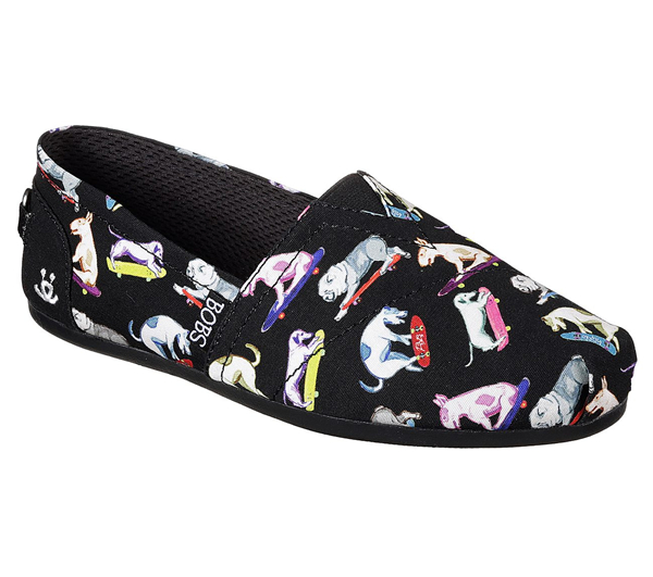 Skechers Women Bobs Plush - Wag Town Black/Multi