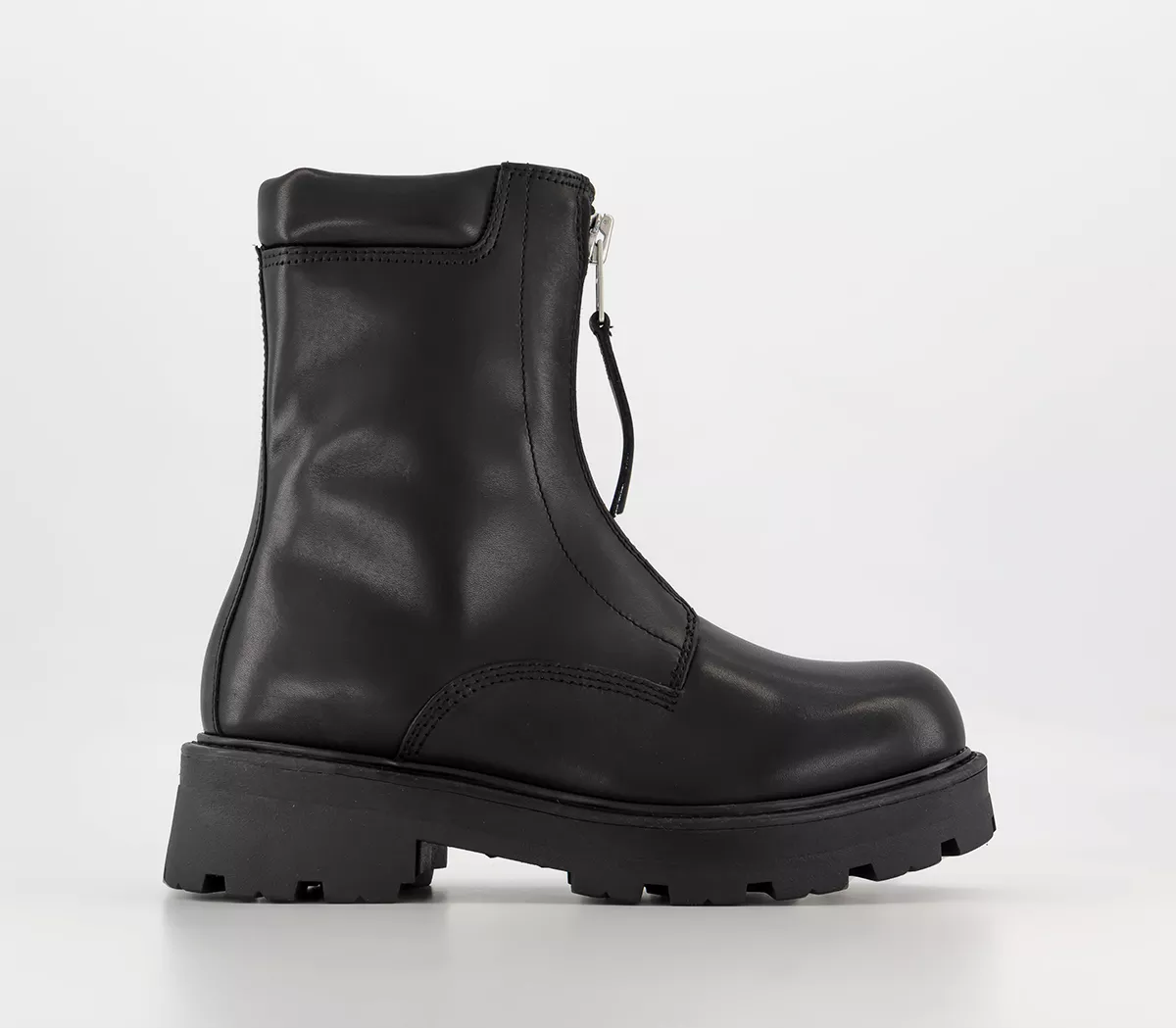 Vagabond Shoemakers Cosmo 2.0 Front Zip Boots Black