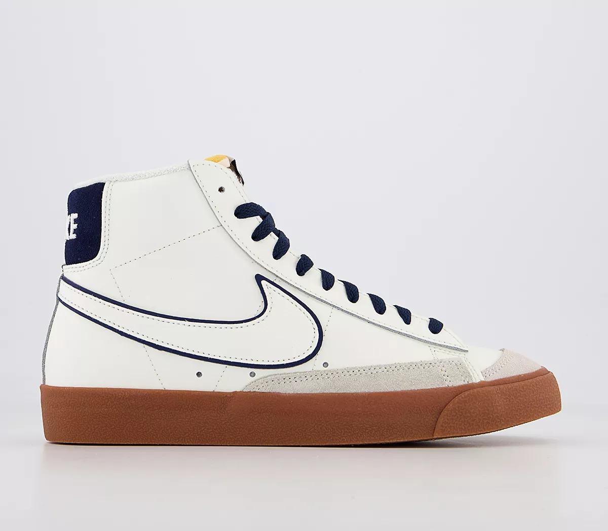 Nike Blazer Mid '77 Trainers Varsity Sail Midnight Navy Gum Brown Navy