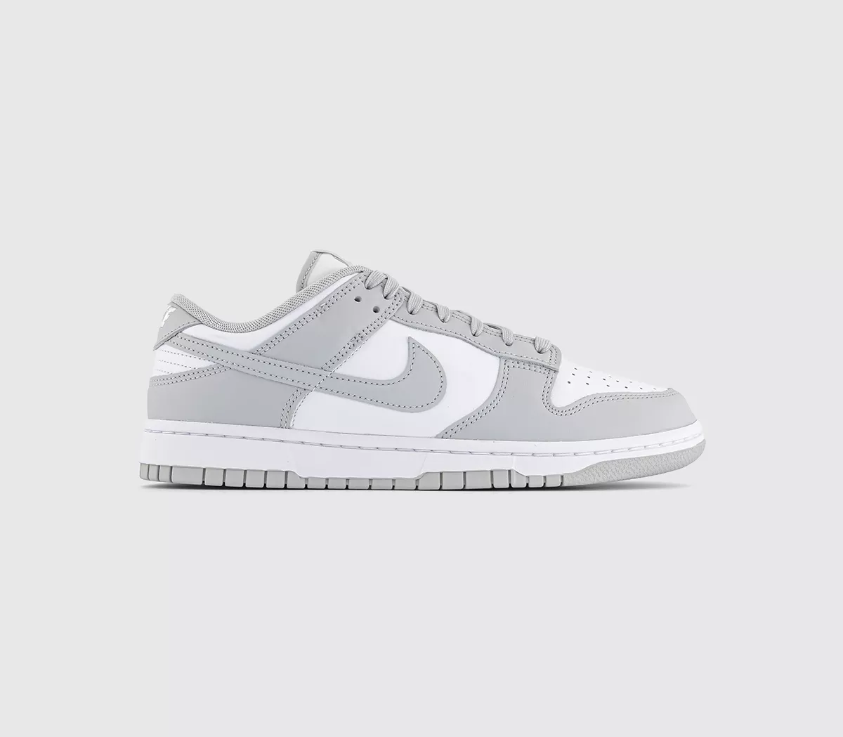 Nike Dunk Low Trainers White Grey Fog