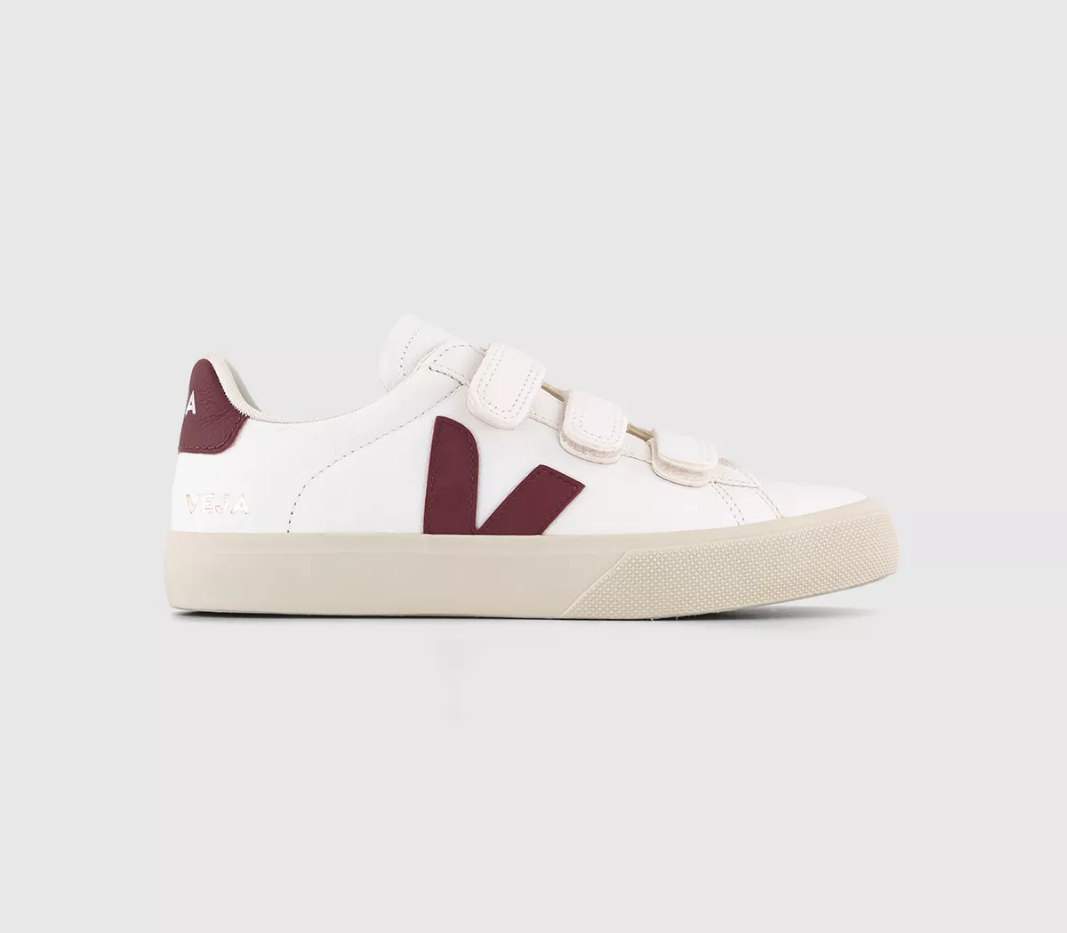 VEJA Recife Trainers  Extra White Marsala F