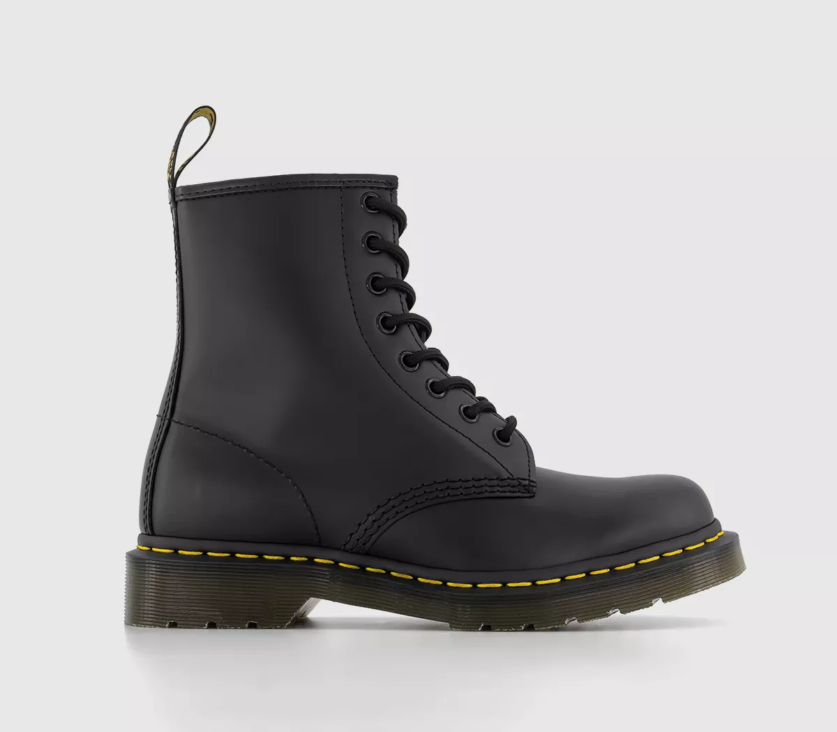 Dr. Martens 8 Eyelet Lace Up Boots F Black