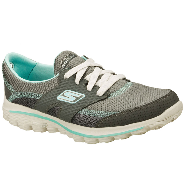 Skechers Women GOwalk 2 Golf - Fairway Charcoal/Blue