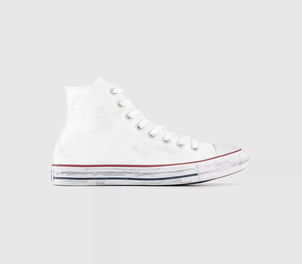 Converse Converse All Star Hi Trainers  White Well Worn