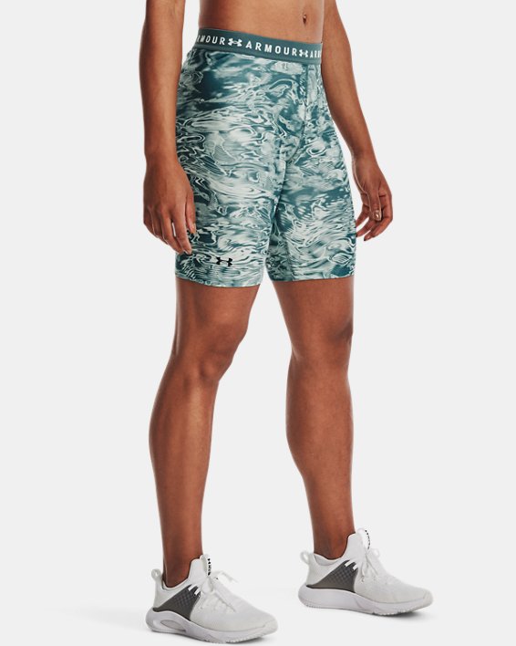 Women's HeatGear Armour Printed Bike Shorts