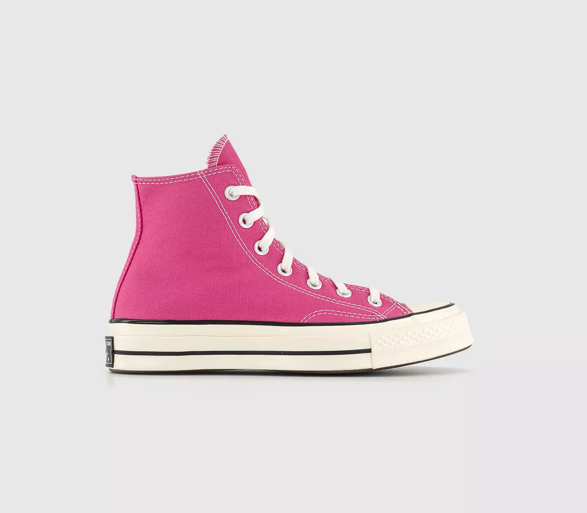 Converse All Star Chuck 70 Hi Trainers Lucky Pink Egret Black