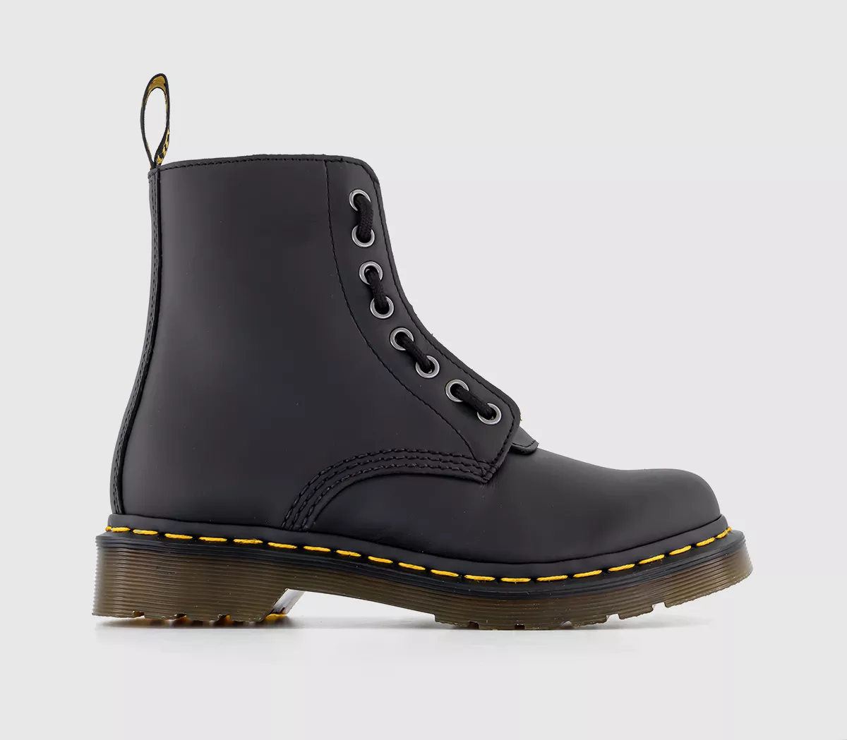 Dr. Martens 1460 Pascal Front Zip Boots Black
