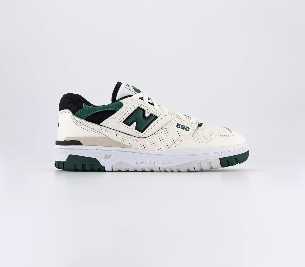 New Balance BB550 Trainers  Green White Off White