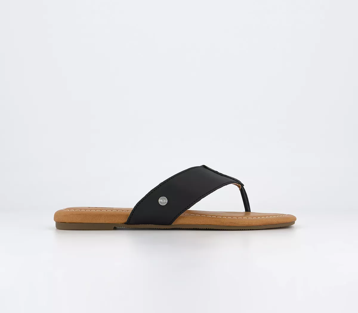 UGG Carey Flip Flop Sandals Black