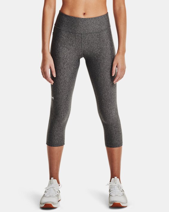 Women's HeatGear Armour No-Slip Waistband Mid-Rise Capris