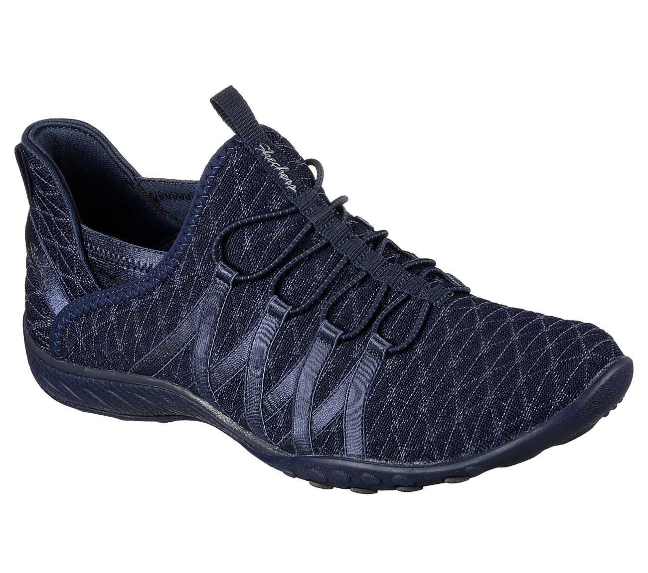 Skechers Women Relaxed Fit: Breathe Easy - Viva-City Navy