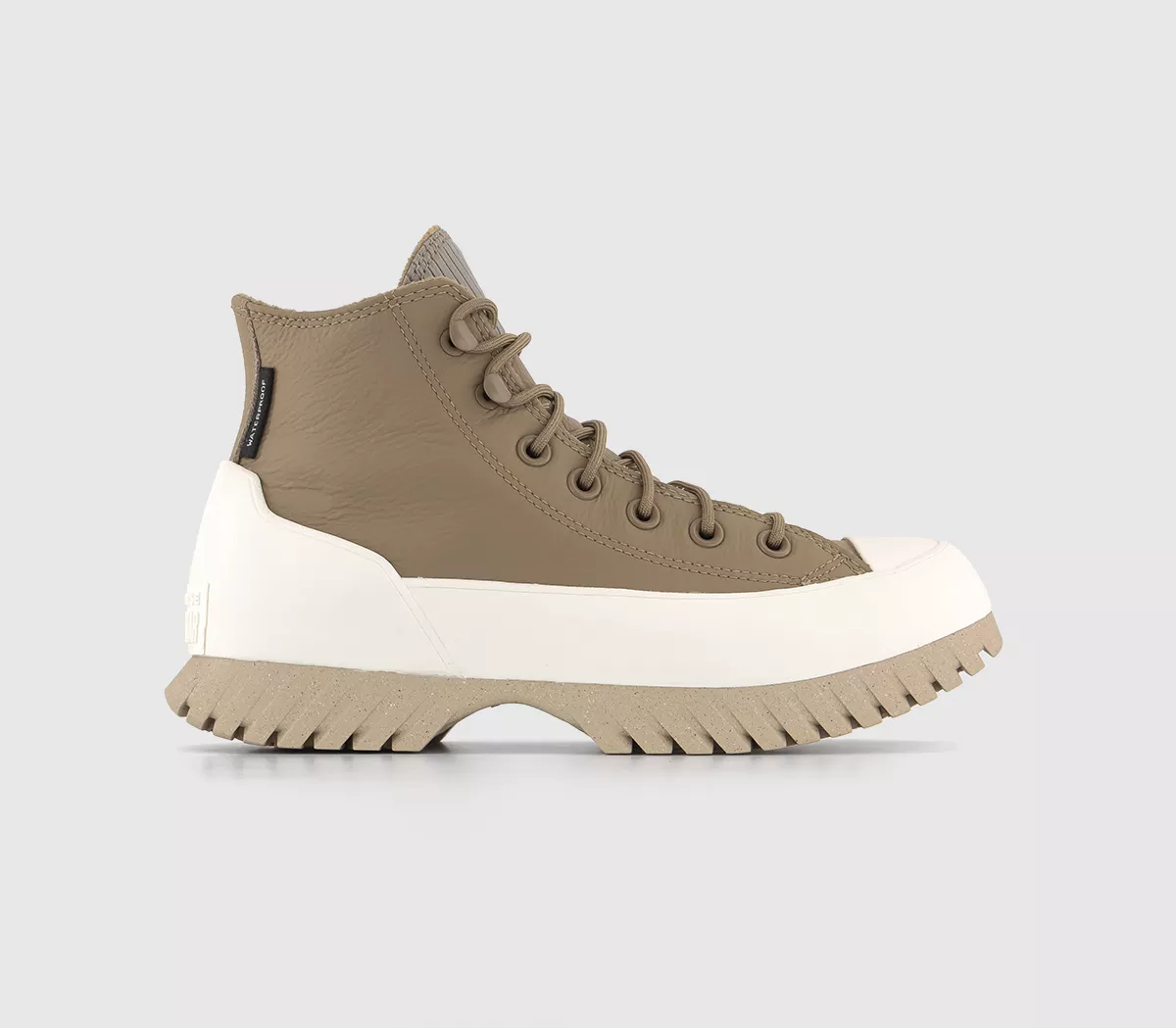 Converse All Star Lugged 2.0 X-hi Trainers Squirmy Worm Egret Nomad Khaki