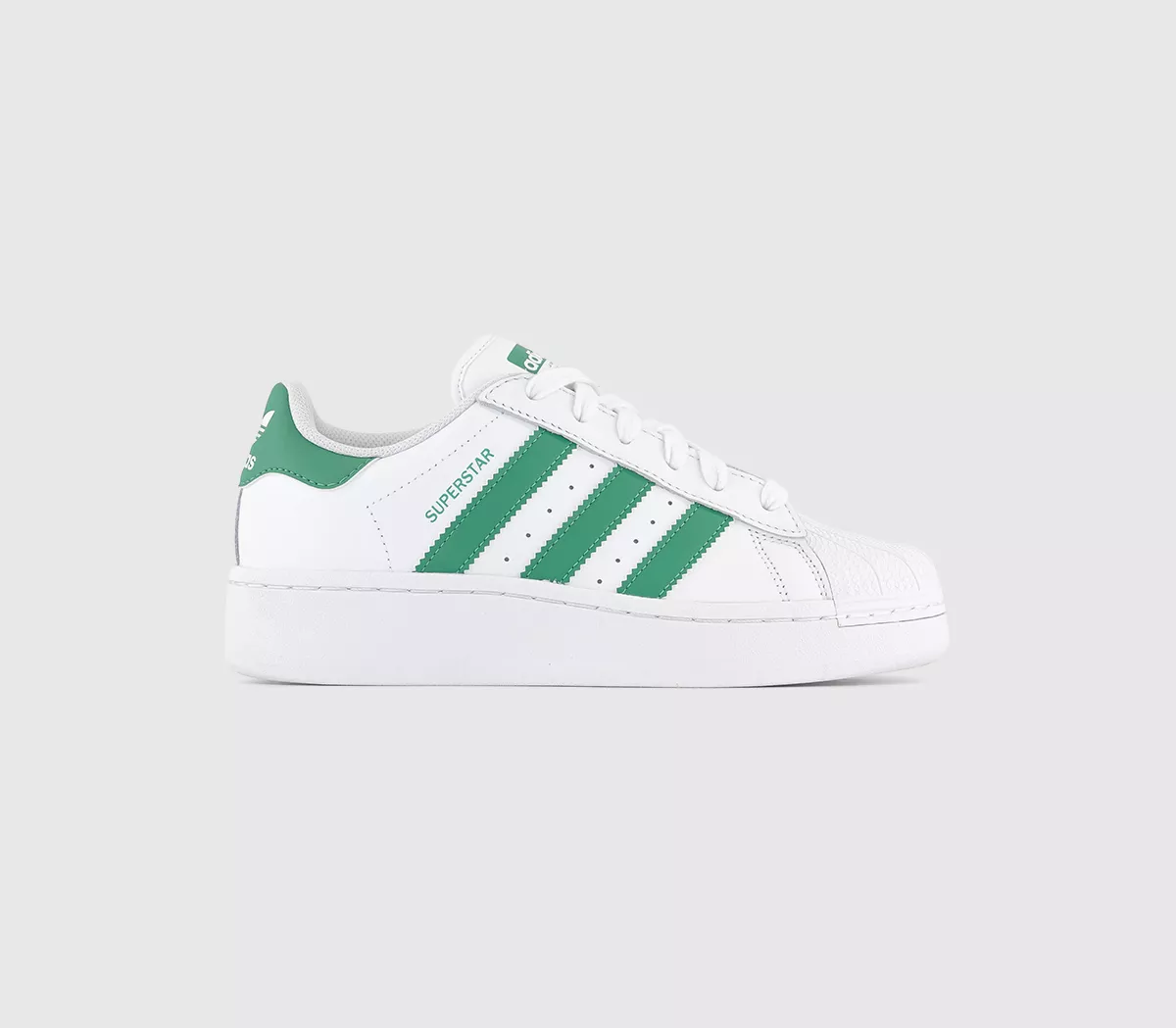 adidas Superstar Xlg Trainers  White Semi Court Green White