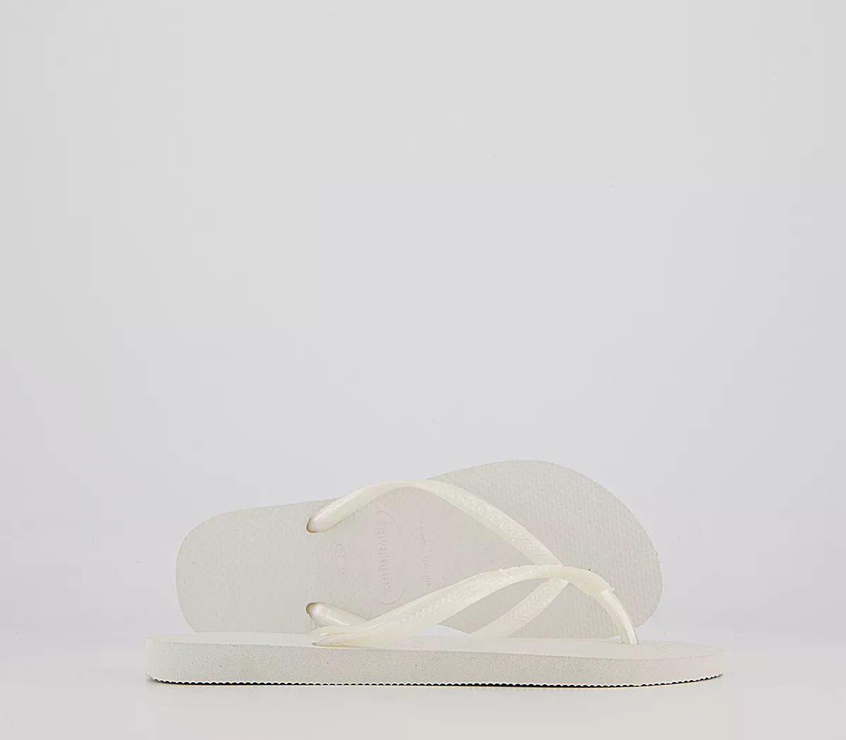 Havaianas Slim Flip Flops White
