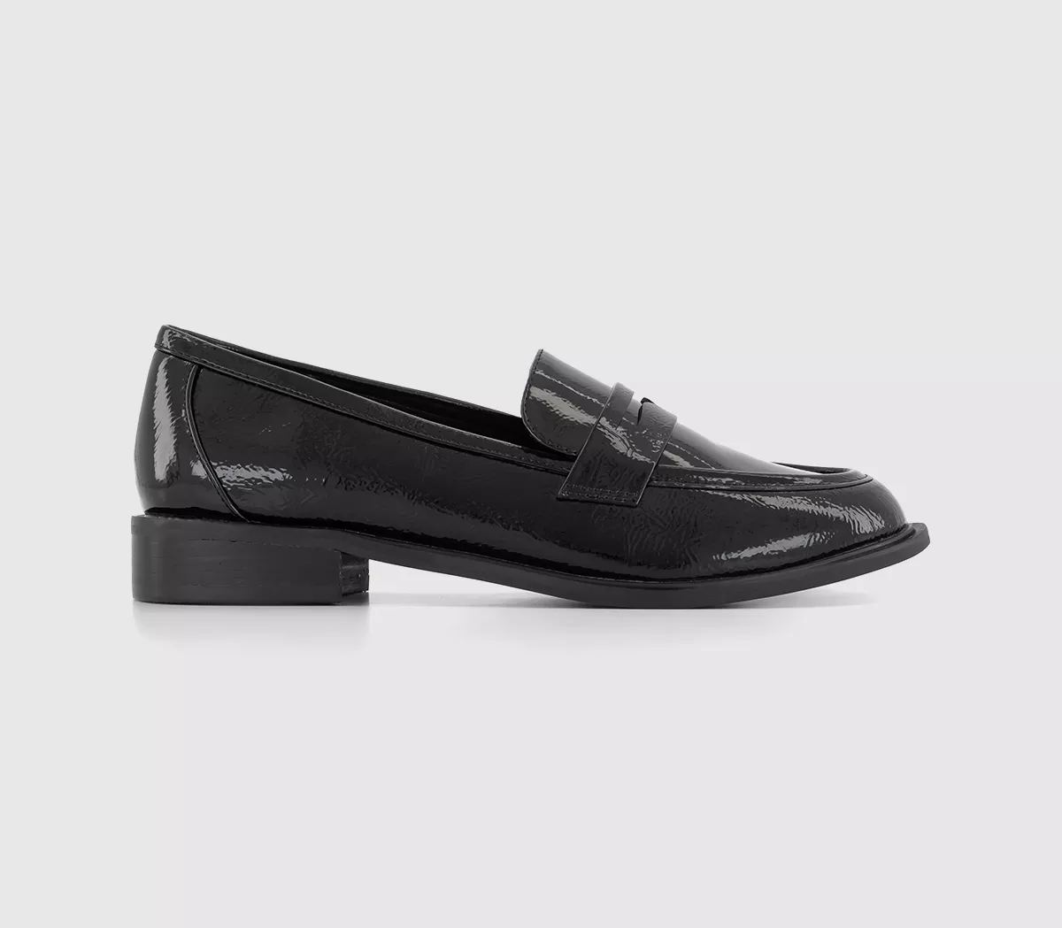 OFFICE Flaming Penny Loafers Black Patent