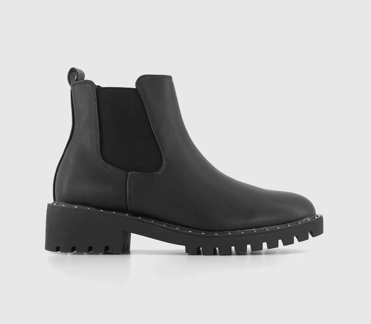 OFFICE Artemis Studded Chelsea Boots Black