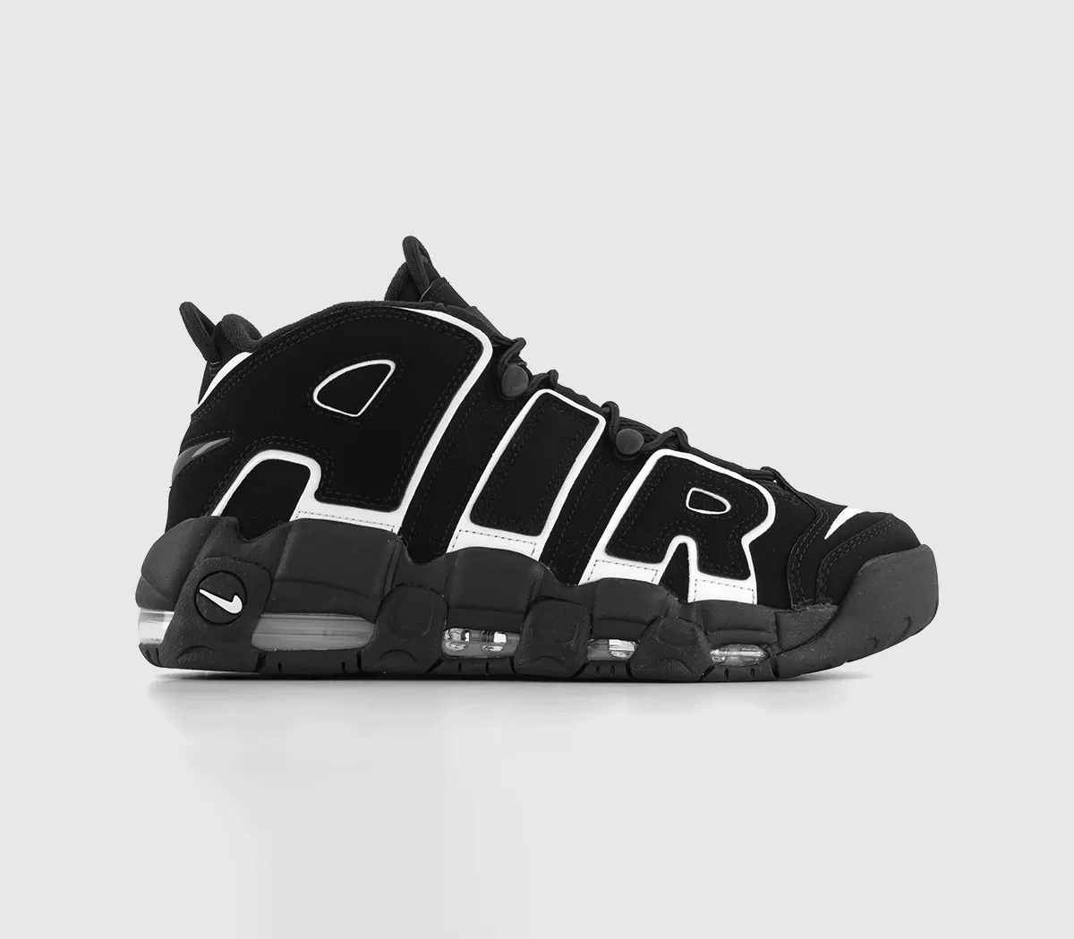 Nike Nike Air More Uptempo Trainers Black White Black