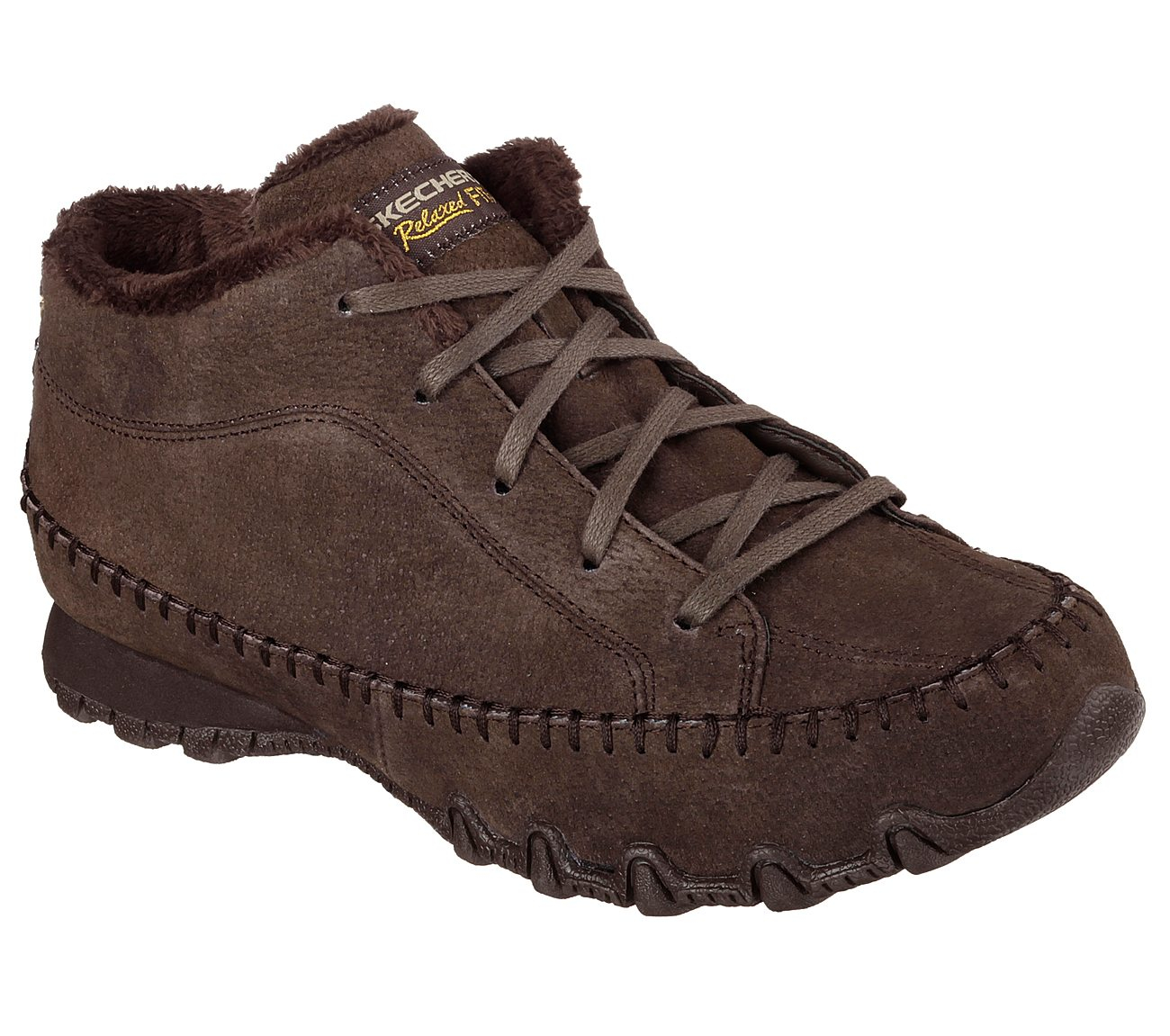 Skechers Women Relaxed Fit: Bikers - Totem Pole Chocolate