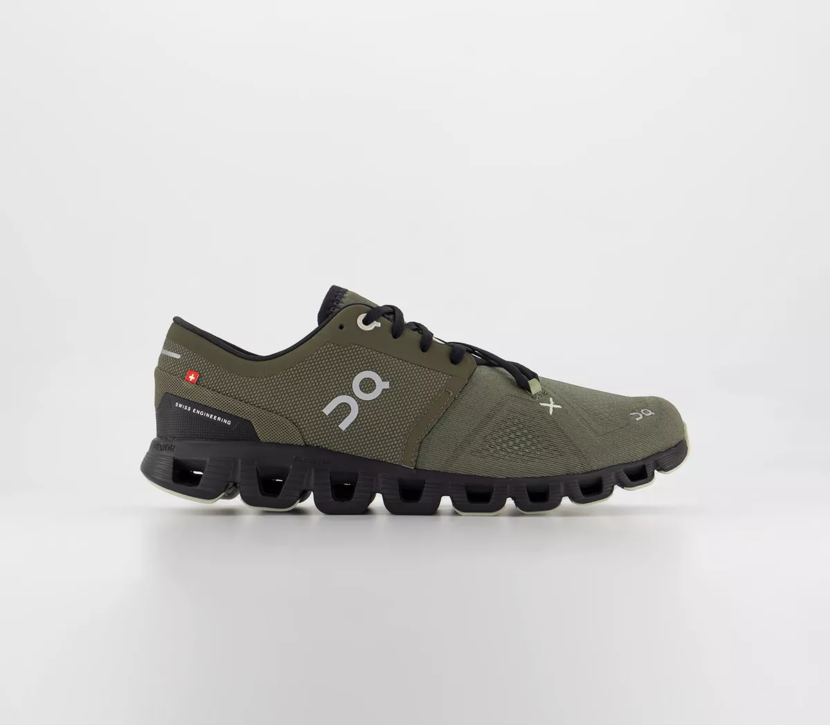 On Running Cloud X3 Trainers  Olive Reseda
