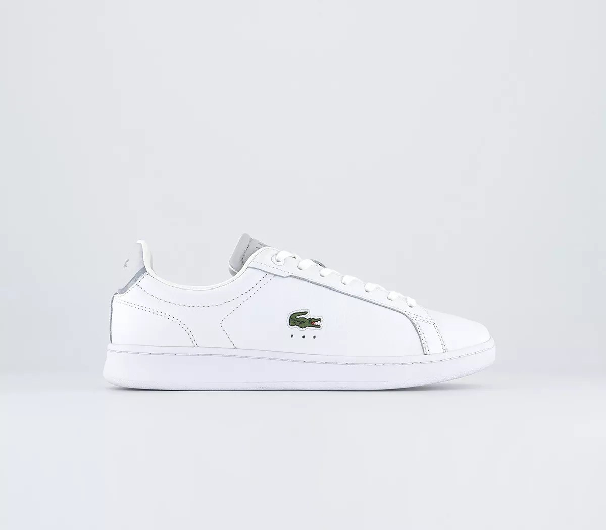 Lacoste Carnaby Pro Trainers  White Light Grey