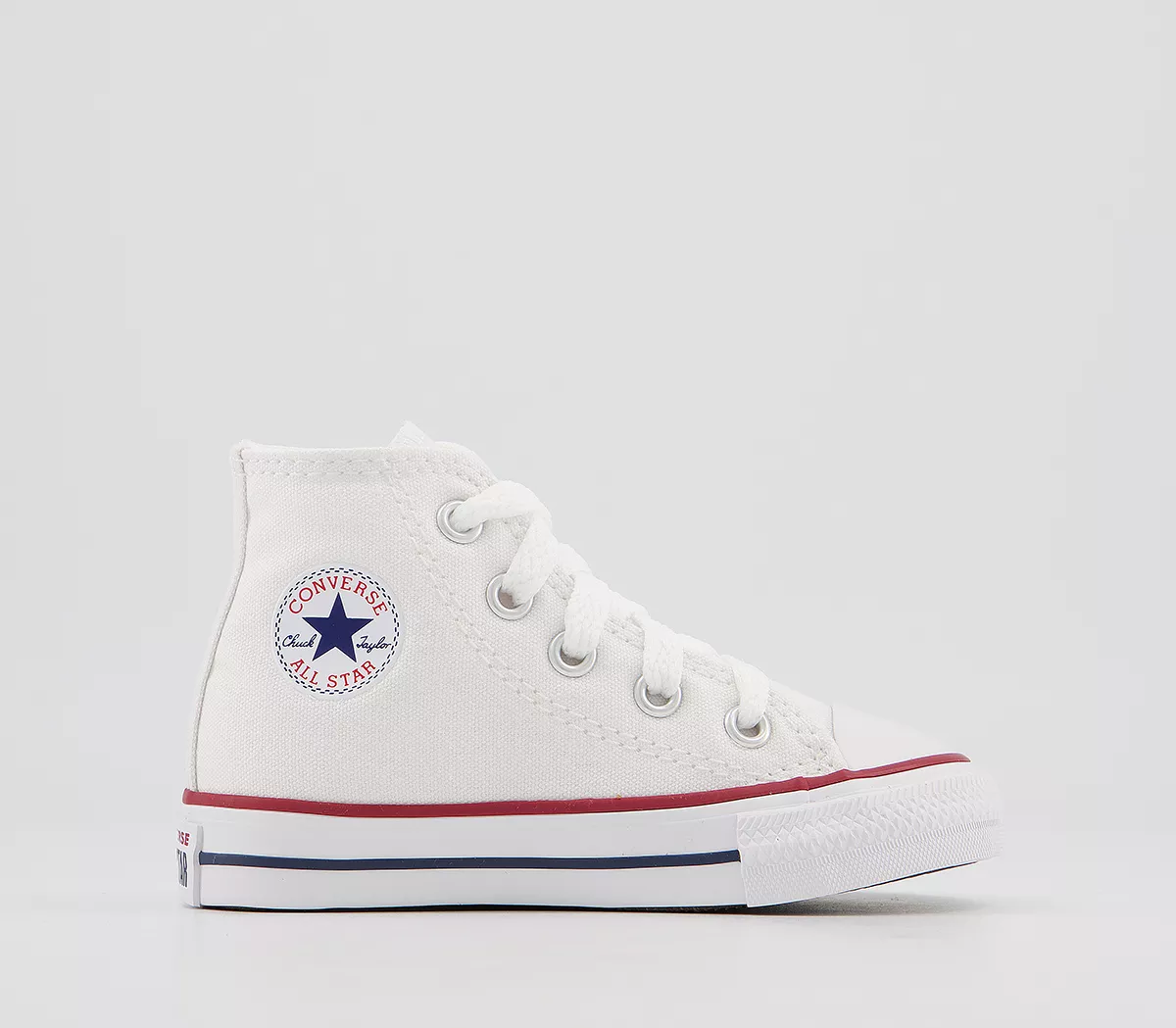 Converse All Star Hi Canvas Infant Trainers Optical White