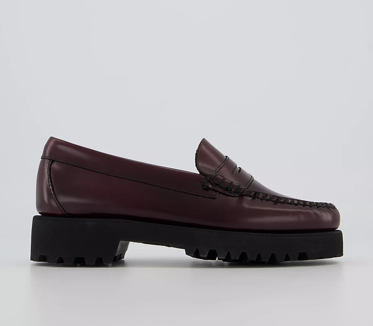 G.H Bass & Co Weejuns 90 Penny Loafers Wine Lthr