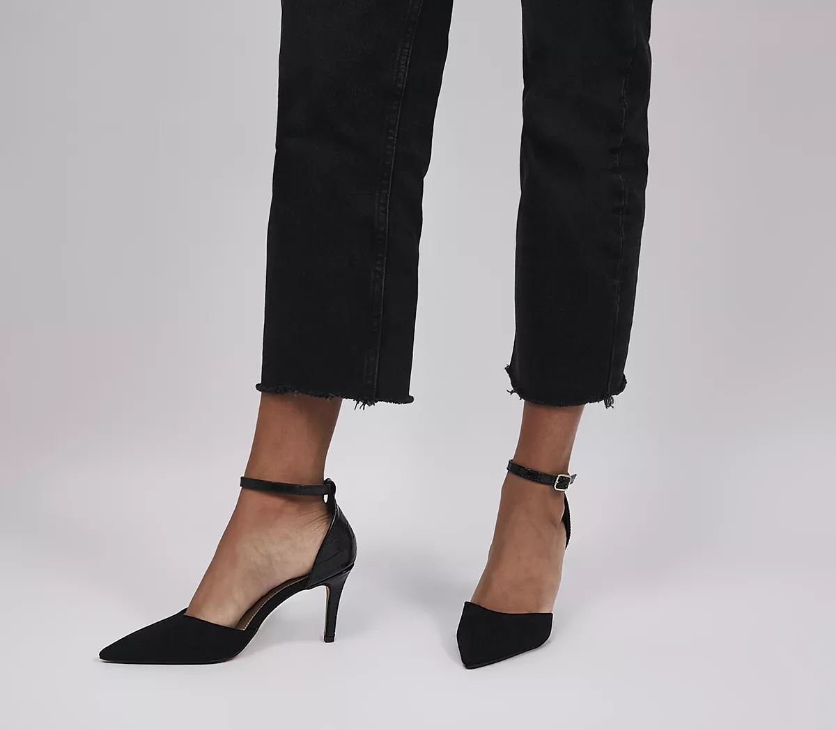 OFFICE Merlot Two Part Open Courts Black