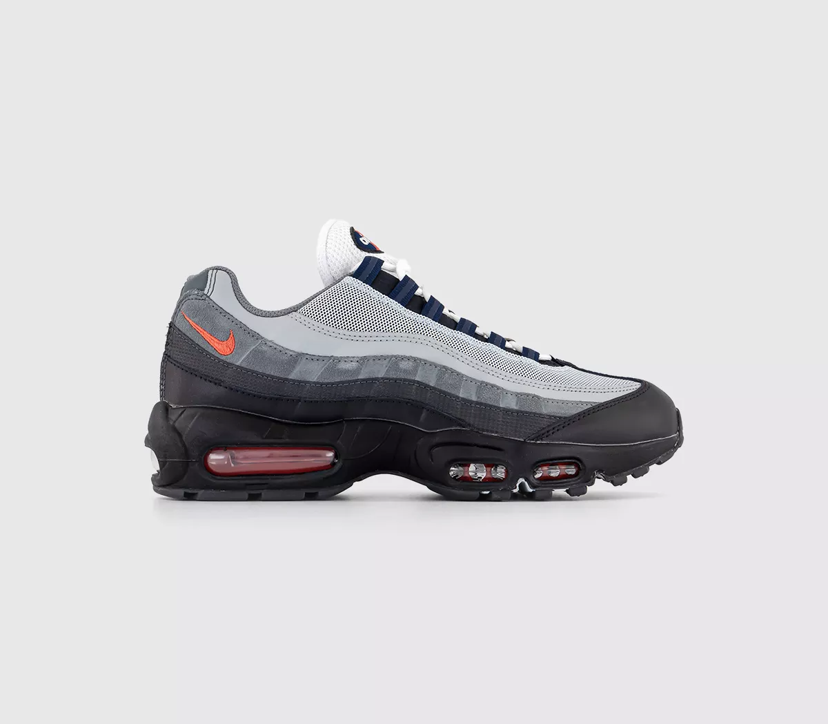 Nike Air Max 95 Trainers Black Track Red Anthracite Smoke Grey