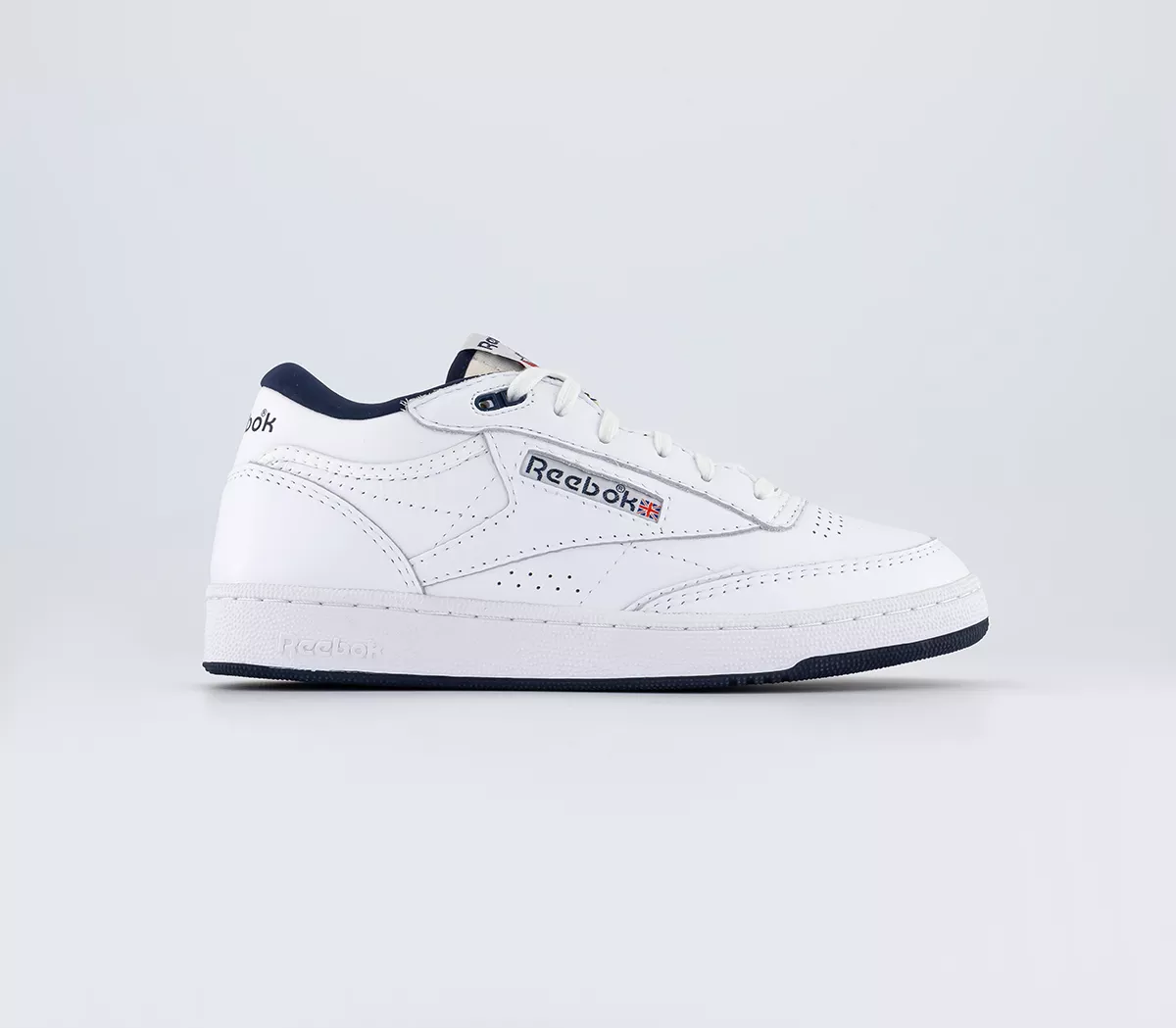 Reebok Club C Mid Ii Revenge Trainers  White Vector Navy Red