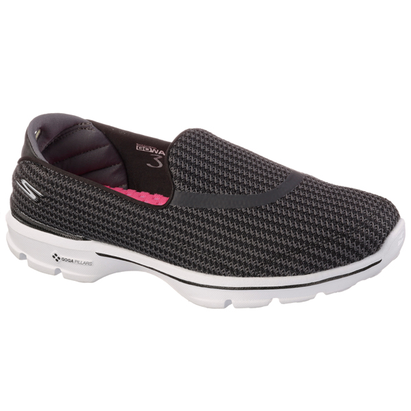 Skechers Women GOwalk 3 Black/White
