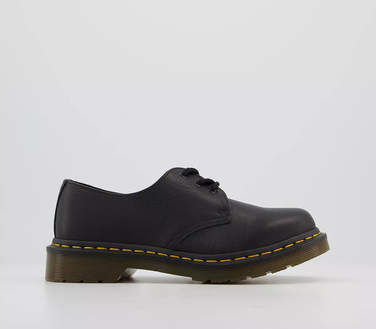 Dr. Martens 3 Eyelet Lace Up Shoes Black Virginia